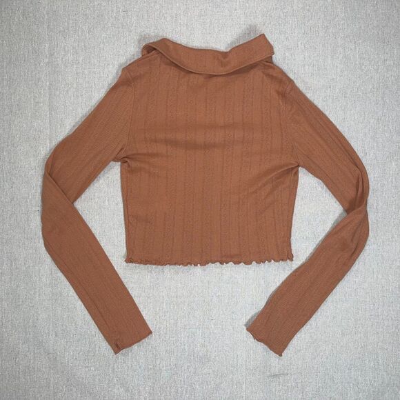 Free People Orange On the Road Cardi - Medium - Picture 5 of 10